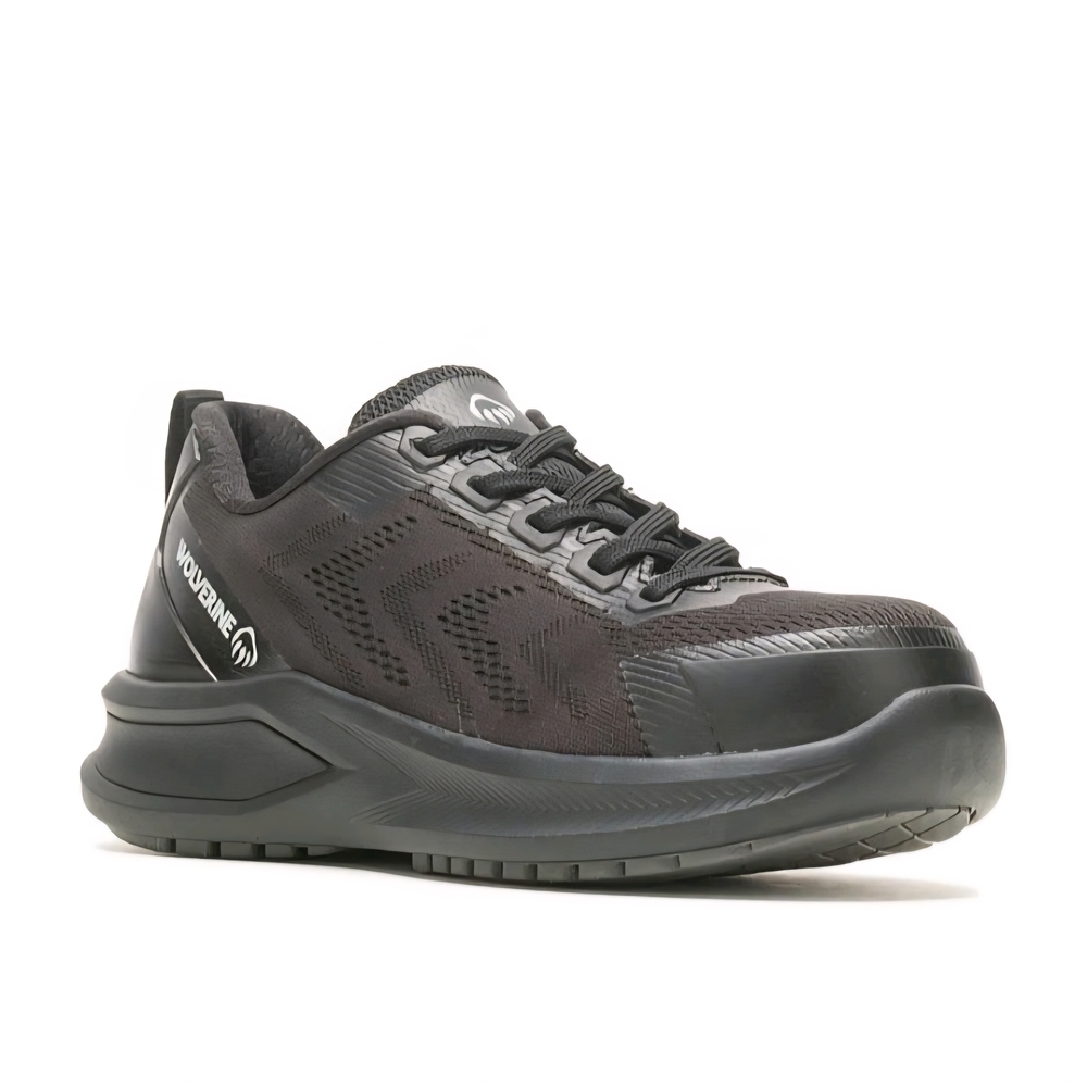 Wolverine Women's Bolt DuraShocks Knit CarbonMax Work Shoe Black - Picture 2 of 5